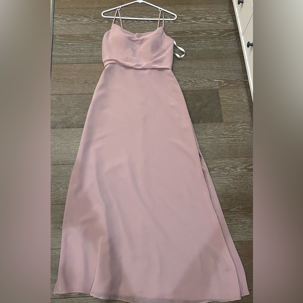Revelry rose quartz bridesmaid dress size 6 - worn 1 time